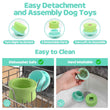 Puzzle Feeder Lickpop Green Interactive Treat Dispensing Dog Toy - Kohepets