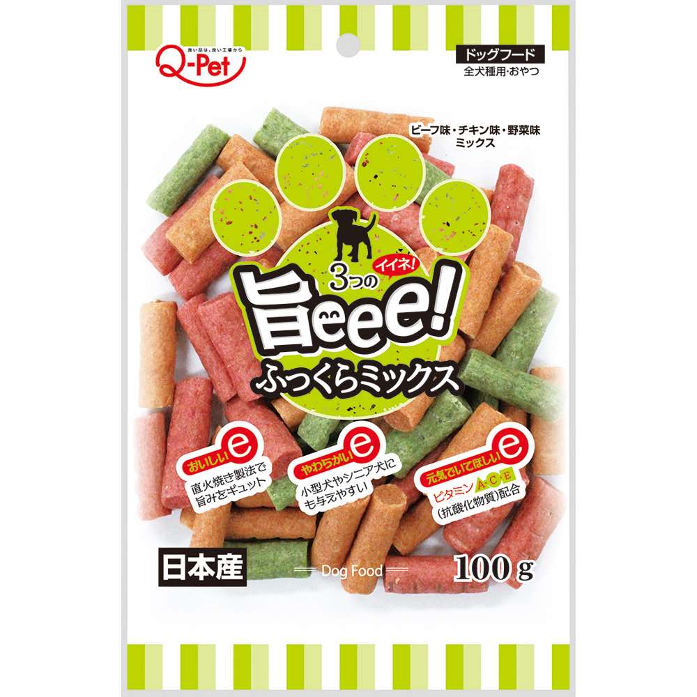 Q-Pet Umaeee! Mix Dog Treats 100g (Exp Jul 2025)