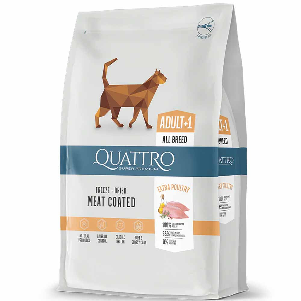 Quattro Poultry Adult Dry Cat Food
