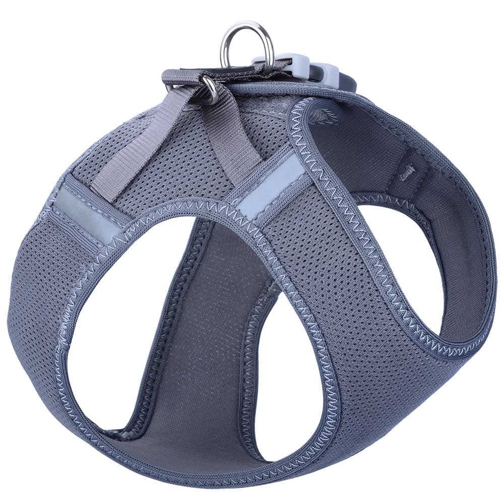 Red Dingo Mesh Harness Cool Grey