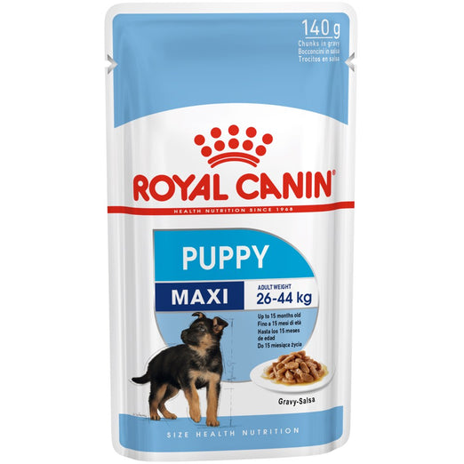 '22% OFF': Royal Canin Maxi Puppy Pouch Dog Food 140g x 10