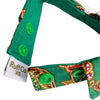 RuffCo Handcrafted Bowtie Button Collar For Cats & Dogs (Green Batik)