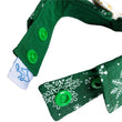 RuffCo Handcrafted Bowtie Button Collar For Cats & Dogs (Green Snowflake) - Kohepets
