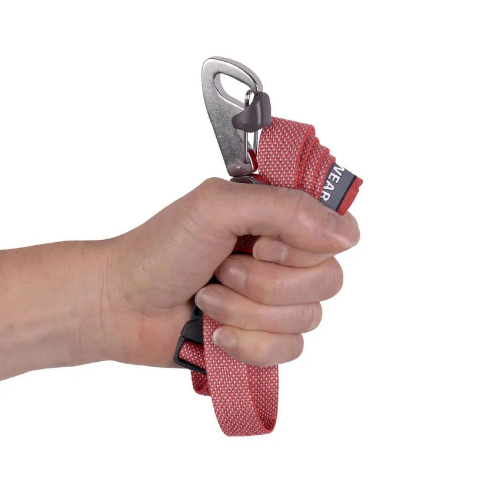 KOHE-VERSARY 10% OFF: Ruffwear Flagline Lightweight Multi-Use Dog Leash (Alpenglow Pink)