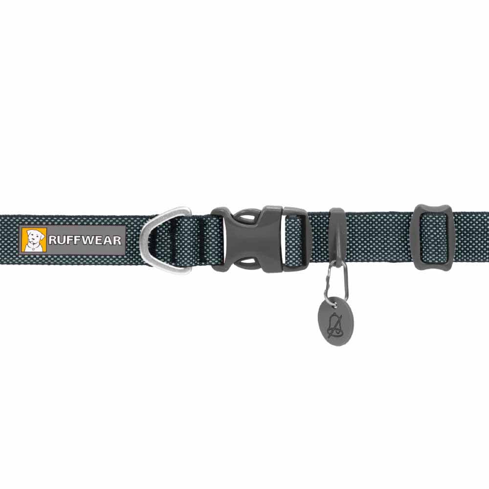 Ruffwear Hi & Light Lightweight Minimal Dog Collar (Basalt Gray)