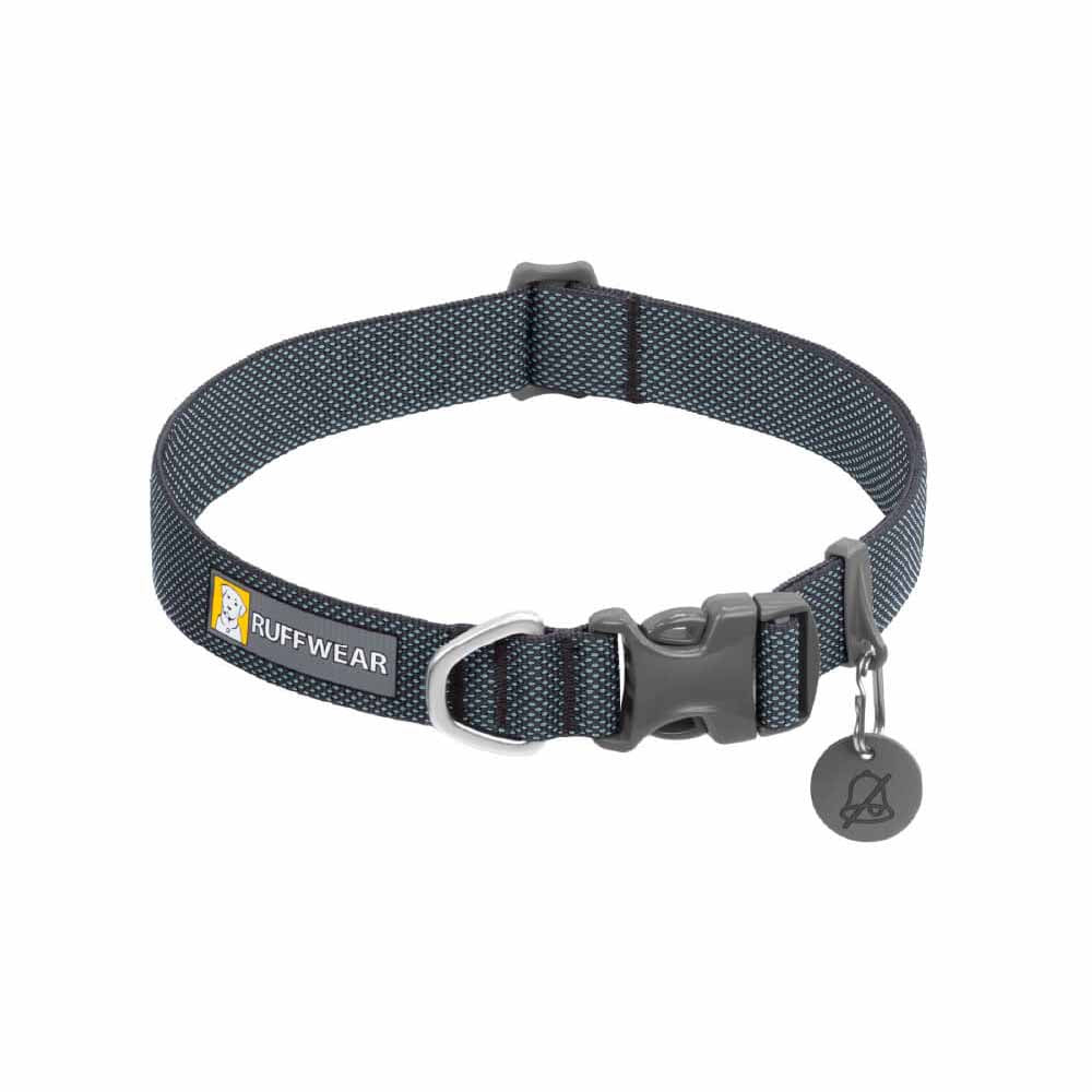 Ruffwear Hi & Light Lightweight Minimal Dog Collar (Basalt Gray)