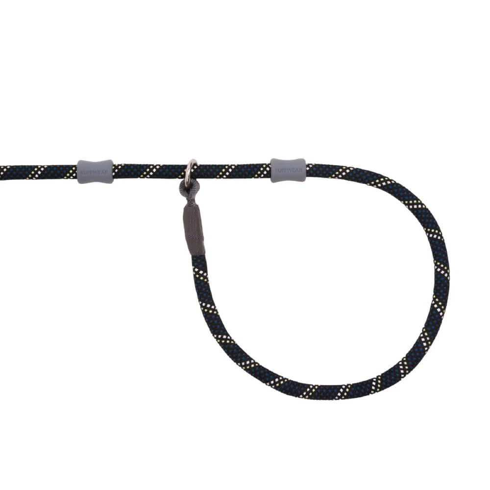 KOHE-VERSARY 10% OFF: Ruffwear Just-a-Cinch Reflective Rope Slip Dog Leash (Obsidian Black)