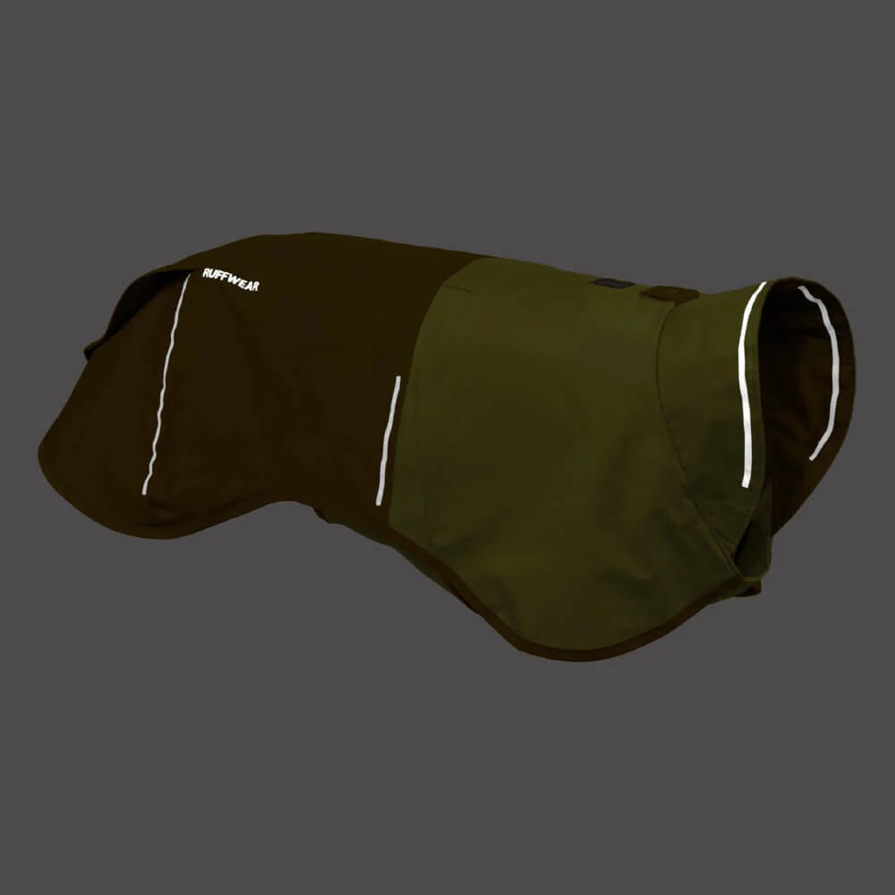 KOHE-VERSARY 10% OFF: Ruffwear Sun Shower Reflective Lightweight Dog Raincoat (Mineral Yellow)