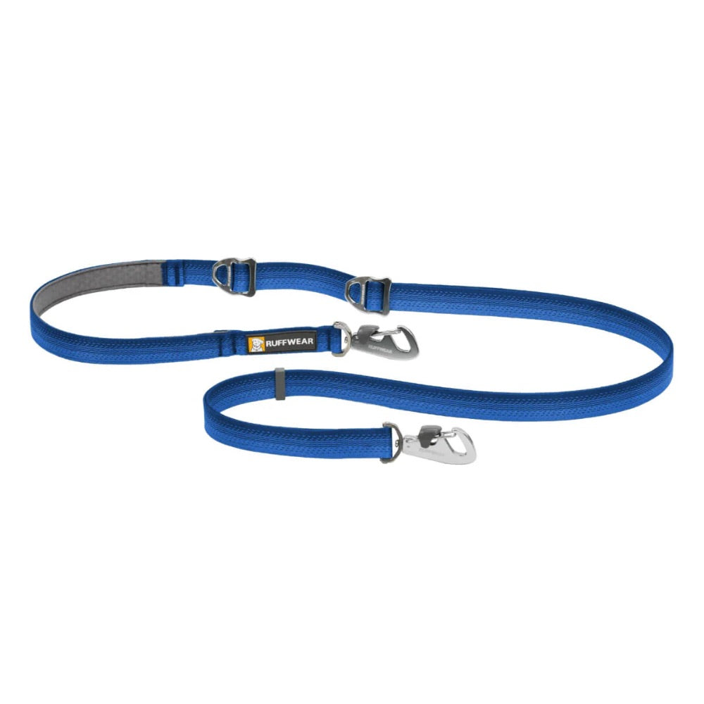 KOHE-VERSARY 10% OFF: Ruffwear Switchbak Lightweight Multi-Function Dog Leash (Blue Pool)