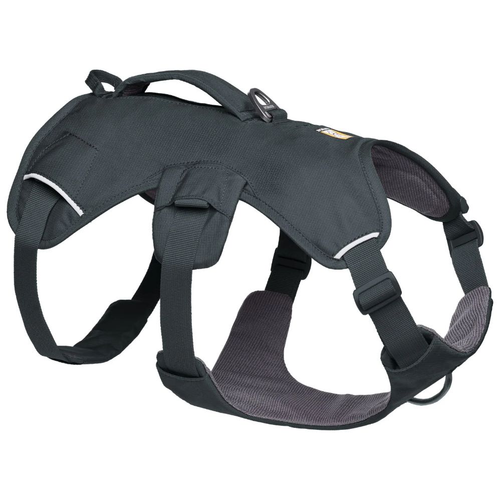 KOHE-VERSARY 10% OFF: Ruffwear Web Master Secure Multi-Function Handled Dog Harness (Basalt Gray)