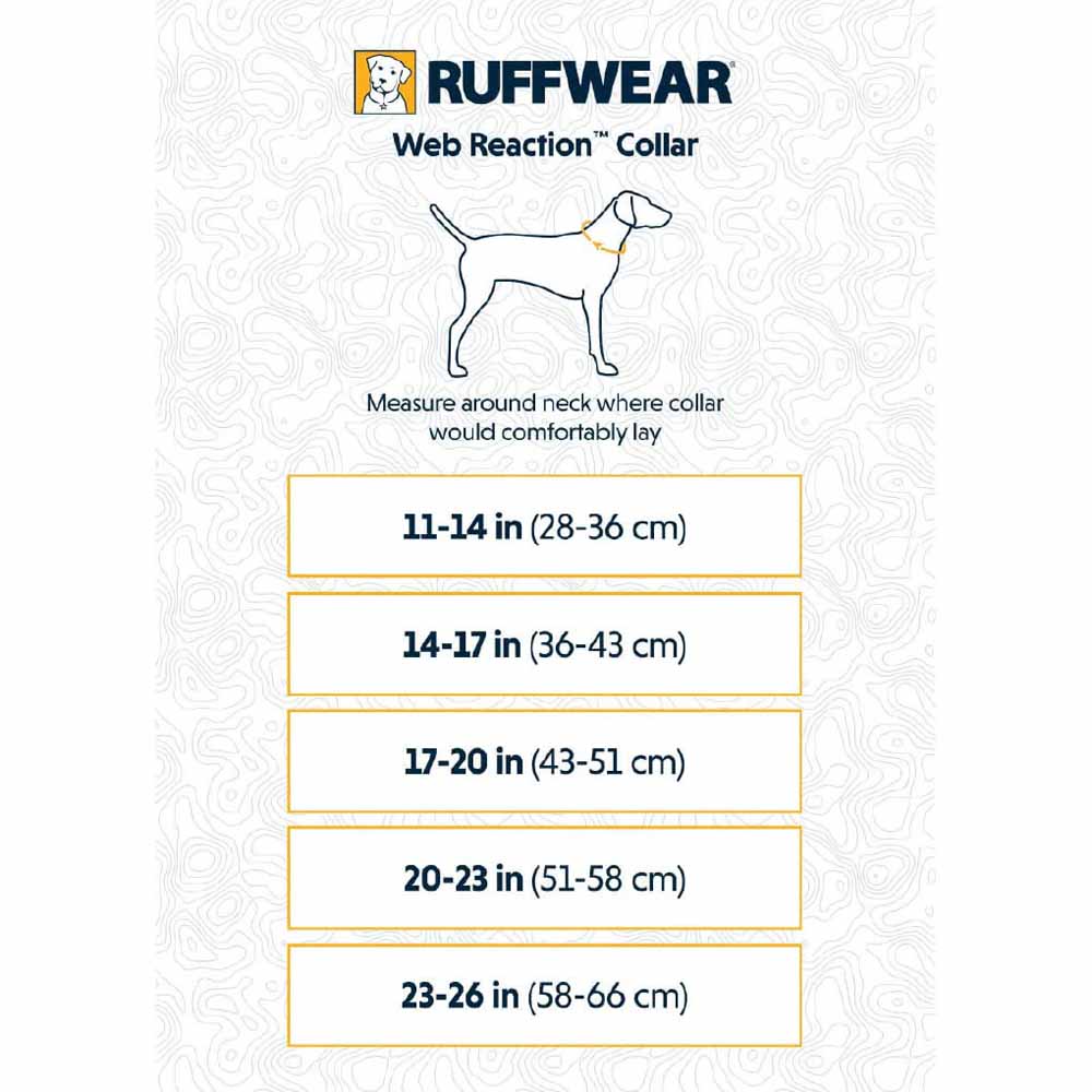 Ruffwear Web Reaction Reflective Martingale Dog Collar (Basalt Gray)