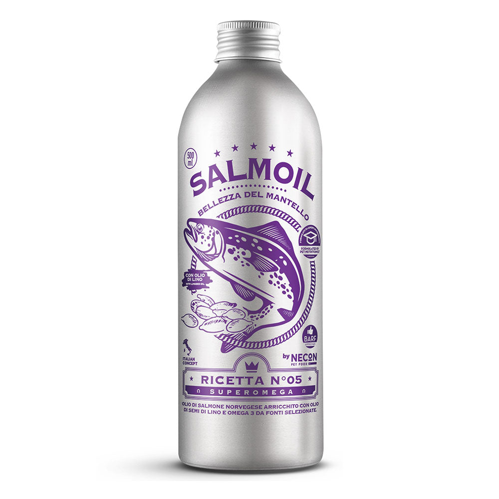 KOHE-VERSARY 10% OFF: Salmoil Norwegian Salmon Oil Recipe 5 Skin & Coat Supplement For Cats & Dogs