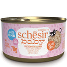 Schesir Baby Chicken With Salmon Grain-Free Kitten Canned Cat Food 70g