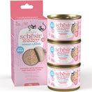 10% OFF: Schesir Baby Mousse & Fillets Chicken With Salmon & Chicken Liver Grain-Free Kitten Canned Cat Food 55g x 3