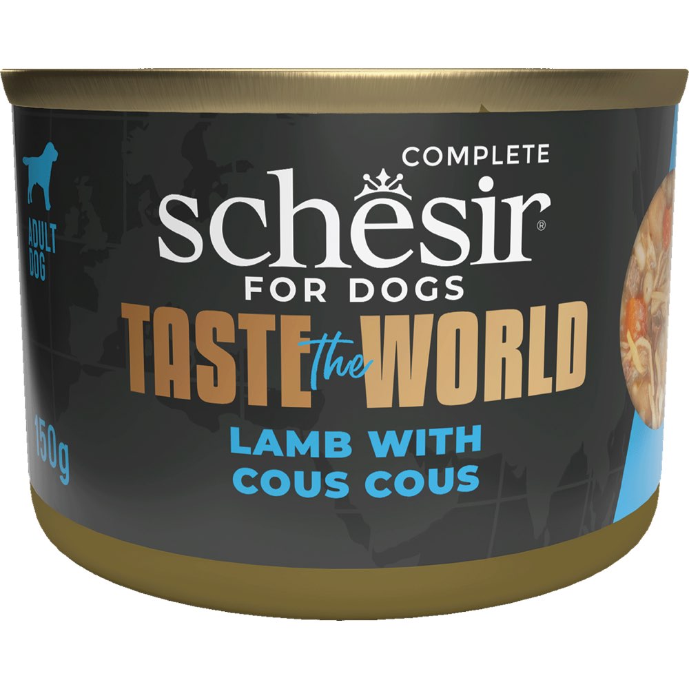 35% OFF: Schesir Taste The World Lamb With Cous Cous Adult Canned Dog Food 150g