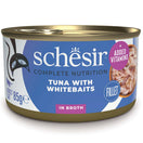 Schesir Tuna with Whitebaits in Broth Adult Canned Cat Food 85g