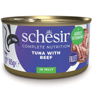 Schesir Tuna with Beef in Jelly Adult Canned Cat Food 85g
