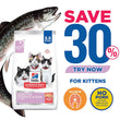 Science Diet Kitten Sensitive Stomach & Skin Salmon & Brown Rice Dry Cat Food 3.5lb - Kohepets