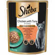 20% OFF: Sheba Chicken with Tuna in Gravy Pouch Cat Food 70g x 12
