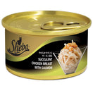 $10 OFF 24 cans: Sheba Succulent Chicken Breast With Salmon Adult Canned Cat Food 85g x 24