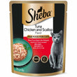 20% OFF: Sheba Tuna, Chicken & Scallop Pouch Cat Food 70g x 12
