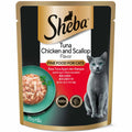 20% OFF: Sheba Tuna, Chicken & Scallop Pouch Cat Food 70g x 12