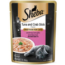 20% OFF: Sheba Tuna & Crab Stick Pouch Cat Food 70g x 12