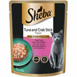 20% OFF: Sheba Tuna & Crab Stick Pouch Cat Food 70g x 12