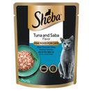 20% OFF: Sheba Tuna & Saba Pouch Cat Food 70g x 12