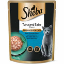 20% OFF: Sheba Tuna & Saba Pouch Cat Food 70g x 12