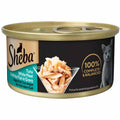 Sheba Tuna White Meat & White Fish In Gravy Adult Canned Cat Food 85g x 24