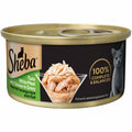 Sheba Tuna White Meat With Chicken In Gravy Canned Cat Food 85g x 24
