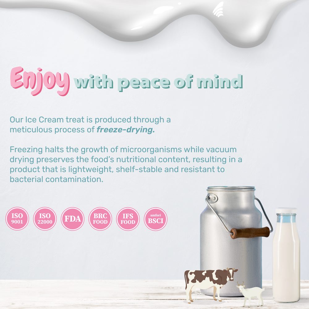 $3 OFF (Exp1May26): Singapaw Ice Cream Chicken With Beef & Cranberry Grain-Free Freeze-Dried Treats For Cats & Dogs 48g