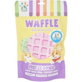 15% OFF: Singapaw Waffle Chicken & Goat Milk Grain-Free Freeze-Dried Treats For Cats & Dogs 120g