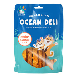 Singapaw Ocean Deli Salmon Prime Strip Air-Dried Dog Treats 70g