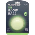 SkipDawg Neon Glow Ball Dog Toy