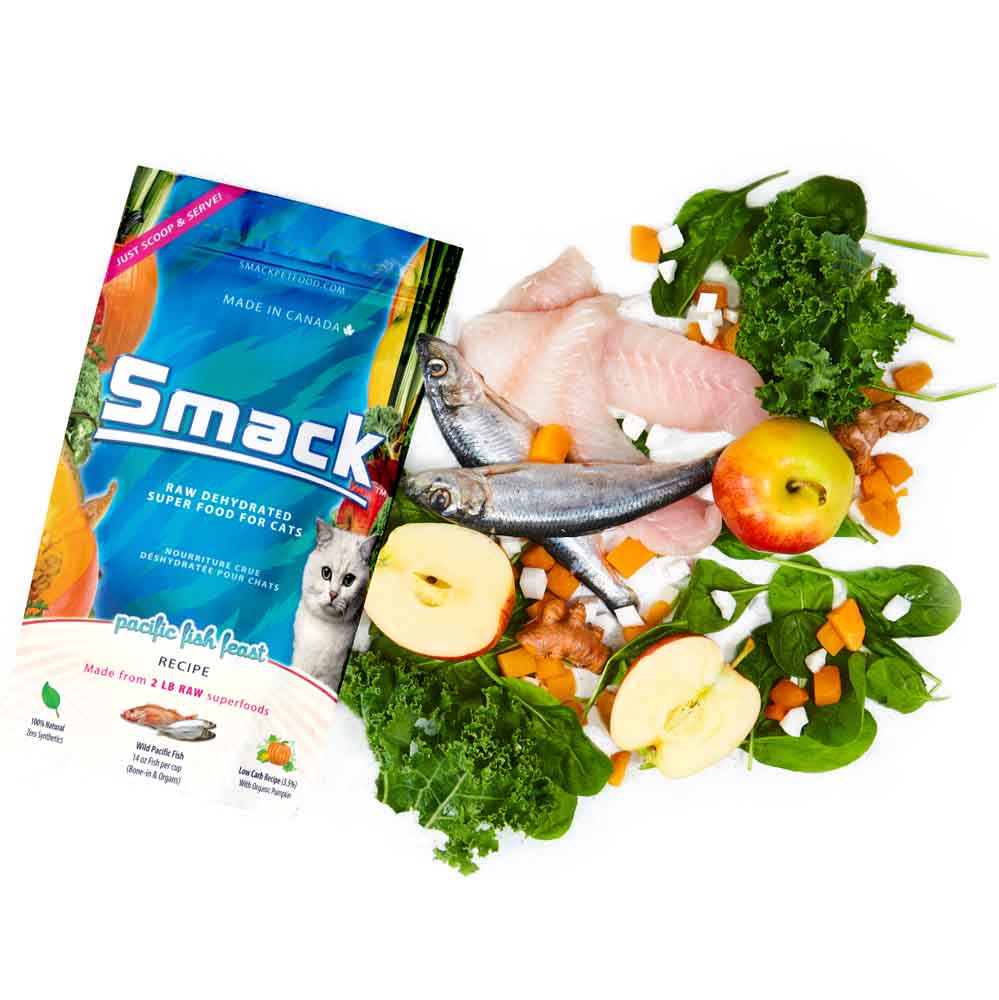 Smack Pacific Fish Feast Raw Dehydrated Cat Food