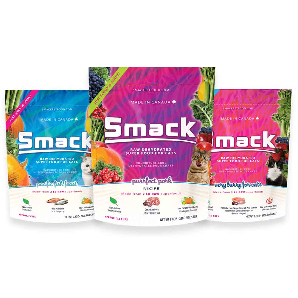 Smack Purrfect Pork Raw Dehydrated Cat Food