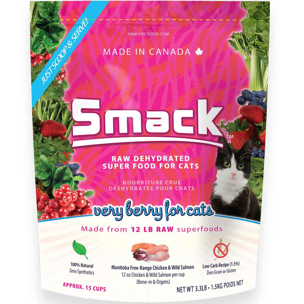 Smack Very Berry Raw Dehydrated Cat Food