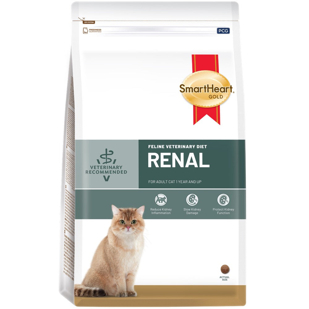 Smartheart Gold Feline Veterinary Diet Renal Adult Dry Cat Food