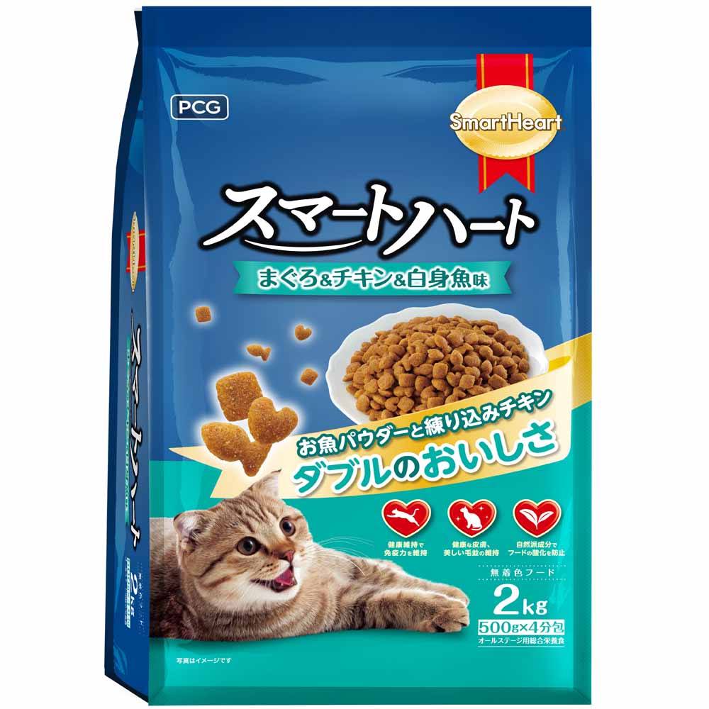 Smartheart Plus Adult Dry Cat Food 2kg - Kohepets