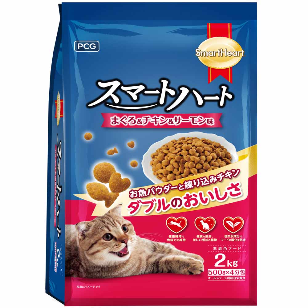 Smartheart Plus Adult Dry Cat Food 2kg - Kohepets