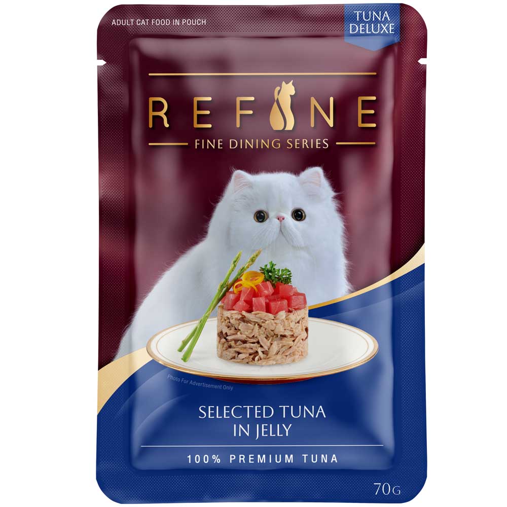 SmartHeart Refine Velvet Tuna in Jelly Pouch Cat Food 70g x 12