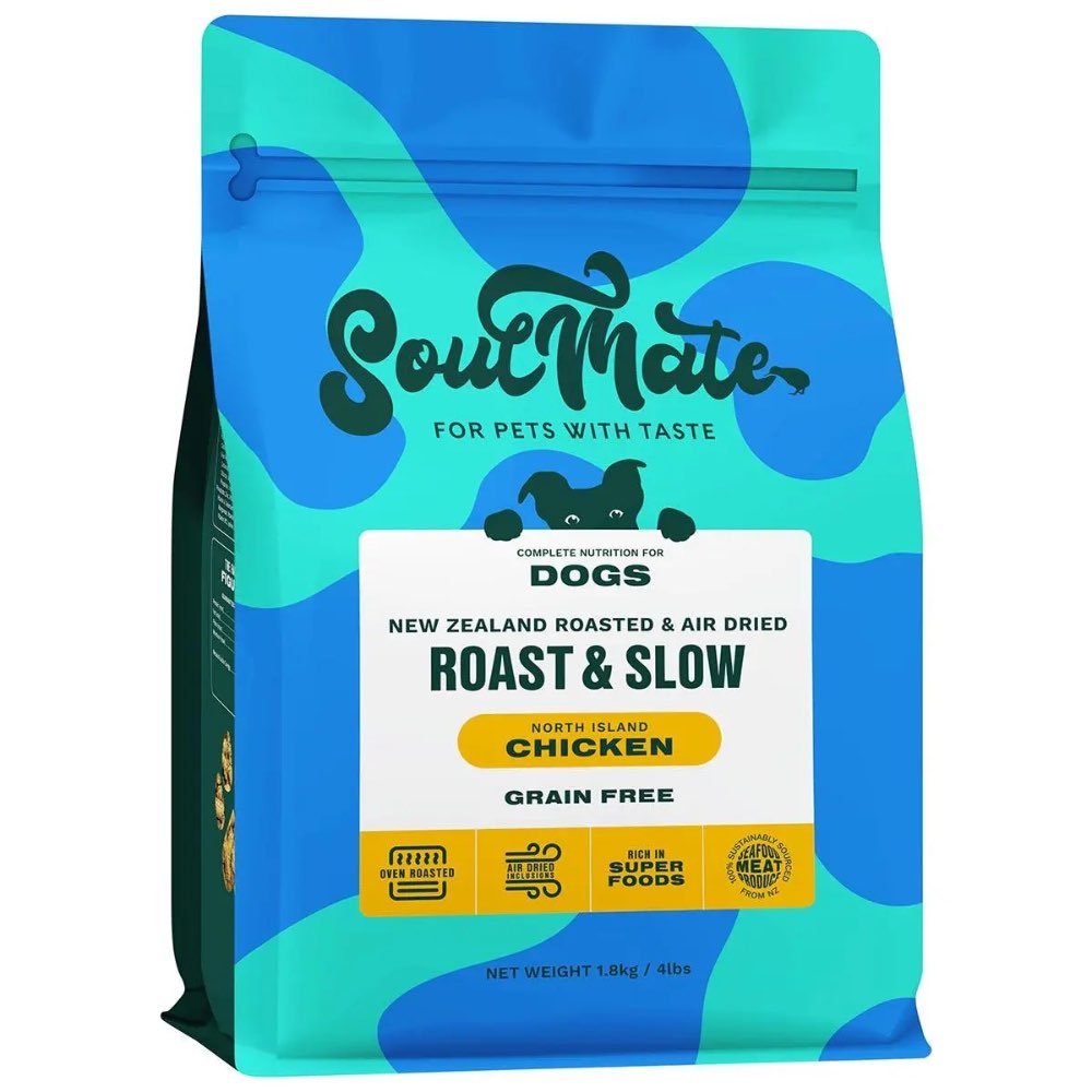 35% OFF: SoulMate Roast & Slow New Zealand Chicken Roasted & Air Dried Dog Food