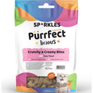 3 FOR $8.80: Sparkles Purrfectlicious Crunchy & Creamy Bites Tuna Cat Treats 50g