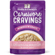 Stella & Chewy's Carnivore Cravings Morsels 'N' Gravy Chicken & Salmon Grain-Free Pouch Cat Food 2.8oz