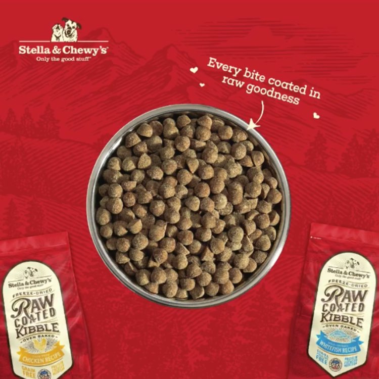 Stella & Chewy’s Dog Food —  Raw Goodness In Every Bite With Freeze-Dried Raw Coated Kibble!