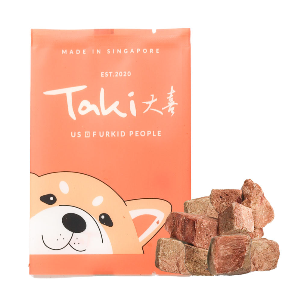 Taki Beef Liver Freeze-Dried Treats For Cats & Dogs (1 Packet) 10g