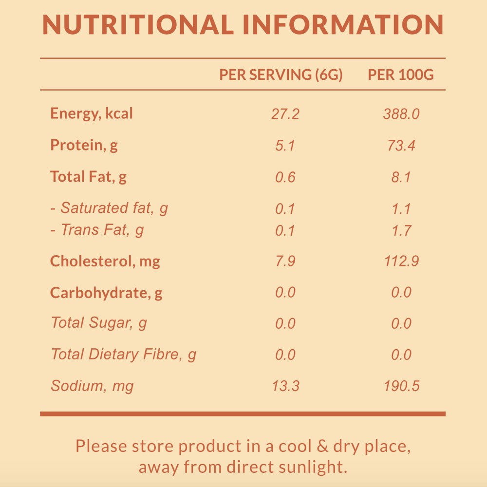 Taki Canadian Halibut Fish Freeze-Dried Treats For Cats & Dogs 50g