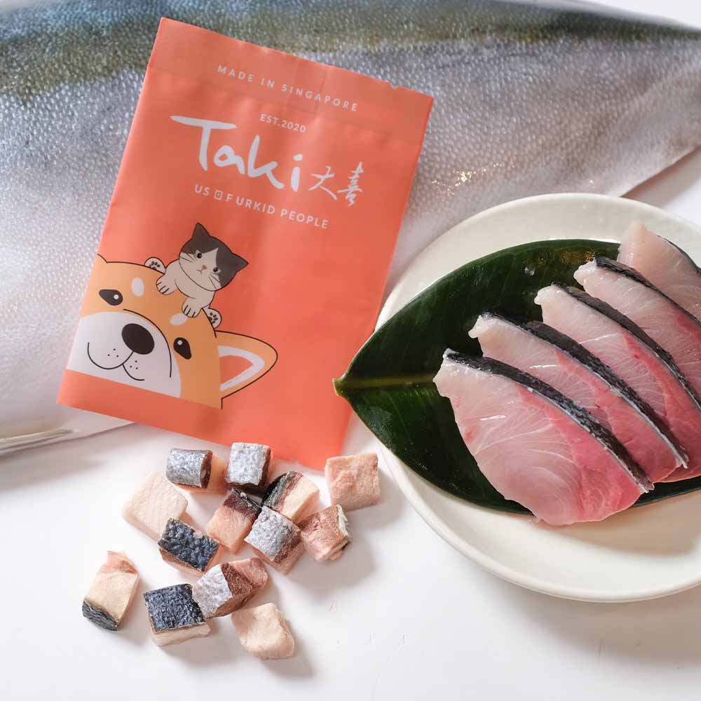 Taki Hamachi Yellowtail Fish Freeze-Dried Treats For Cats & Dogs (1 Packets) 9g